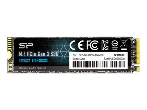 SSD 512GB Silicon Power P34A60 M.2 NVMe (SP512GBP34A60M28)
