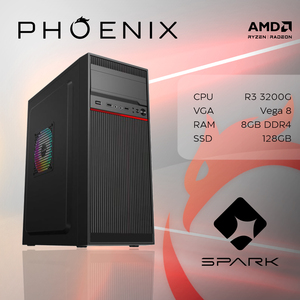 Računalo Phoenix SPARK Y-129 AMD Ryzen 3 3200G/8GB DDR4/NVMe SSD 128GB