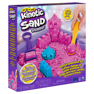 Kinetički pijesak - Pješčani dvorac, svjetlucavo rozi