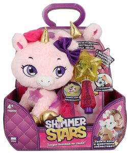 Plišana igračka Shimmer Stars - jednorog Twinkle, s dodacima