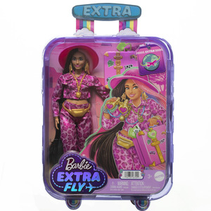 Barbie extra lutka na putovanju - safari (smeđa)