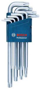 Bosch Professional 9-dijelni set ključeva TORX