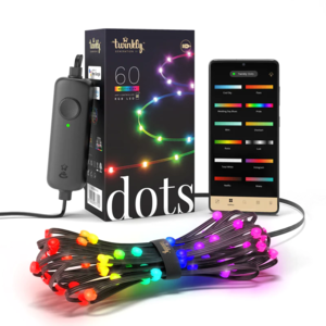 Twinkly Dots pametne lampice, višebojno izdanje, 60L RGB, BT + WI-FI