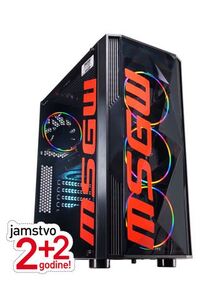 MSG Gamer i288, Intel Core i5-12400F, 16GB RAM, 1TB M.2 SSD, nVidia GeForce RTX 3050, FreeDOS, stolno računalo