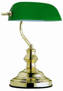 Stolna svjetiljka ANTIQUE, E27, IP20, zelena