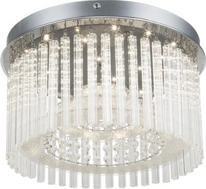 Stropna svjetiljka JOYCE (Ø37 cm), LED, IP20, srebrna