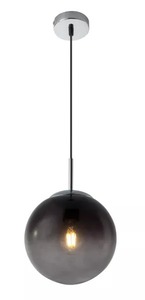 Viseća svjetiljka VARUS (Ø20 cm), E27, IP20, crno-siva