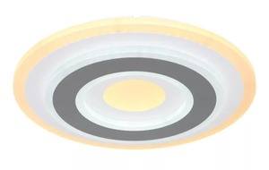 Stropna svjetiljka SABATINO (Ø 30 cm), LED, bijela