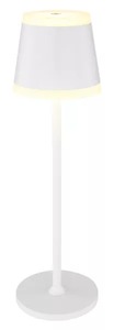 Stolna svjetiljka RIDLEY, IP54, bijela