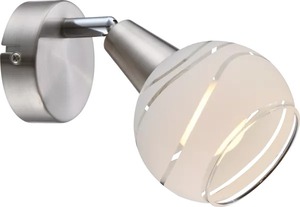 Zidni reflektor ELLIOTT, E14 LED, IP20, srebrna