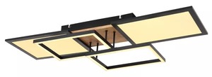 Stropna svjetiljka DENIS (70x28 cm), LED, IP20, crna