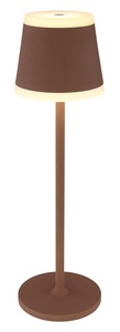 Stolna svjetiljka RIDLEY, IP54, smeđa