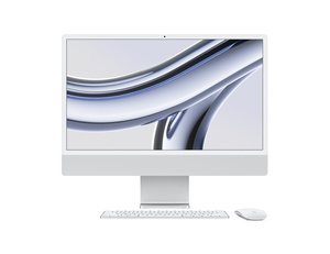 Apple iMac, mqr93cr/a, 24, M3, 8GB RAM, 256GB, Silver, All-in-One računalo