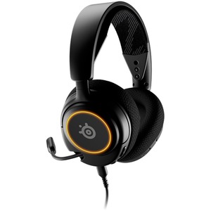 SteelSeries Arctis Nova 3, žične gaming slušalice, RGB, crne