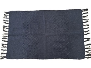 Prostirka pletena jednobojna 60x90cm, tamno plava