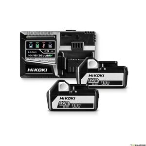 HIKOKI set baterija i super rapid punjač + UC18YSL3 WFZ + 2 x BSL36A18 18/36V 2,5/5 AH