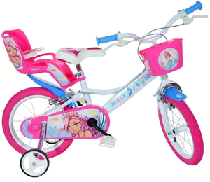 DINO BIKES dječji bicikl Sirenetta Alyssa 14", rozo/svijetlo plavi