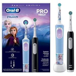 Oral B električna četkica Family Edition Pro Series 1 Black + Pro Kids 3 + Frozen