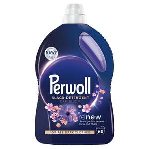 Perwoll Renew Bloom Dark Color  tekući deterdžent, 60 pranja, 3 l