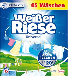 Weißer Riese Universal prašak, 45 pranja, 2.475 kg