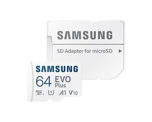 Memorijska kartica microSD Samsung EVO Plus 64GB + Adapter, MB-MC64KA/EU