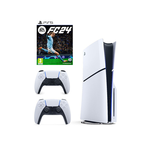 PlayStation 5 Slim D + dodatni PS5 kontroler + EA Sports FC 24 PS5