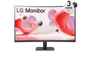 LG monitor 32MR50C-B, VA, FHD, 100Hz, 5ms, 2xHDMI, D-Sub, zakrivljeni