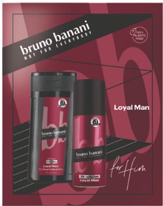 Bruno Banani set Loyal Man (gel za tuširanje 250 ml + dezodorans u spreju 150 ml)