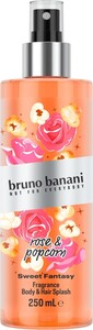 Bruno Banani, Body Mist Sweet Fantasy Rose & Popcorn, 250 ml, sprej za tijelo