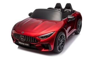Licencirani auto na akumulator Mercedes AMG SL63 crveni lakirani