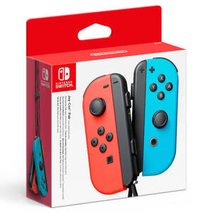 Nintendo Switch Joy-Con Pair, Neon Red/Neon Blue