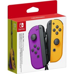 Nintendo Switch Joy-Con Pair, Neon Purple/Neon Orange