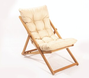 FLORIANE GARDEN vrtna stolica MY006, smeđa/krem