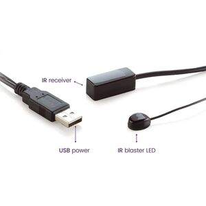 MARMITEK infracrveni ekstender IR100USB, blaster, napajanje putem USB izlaza TV-a