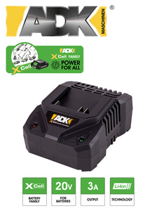 ADK brzi jednostruki punjač SF8M248 20 V, 3 A za ADK Xcell baterije