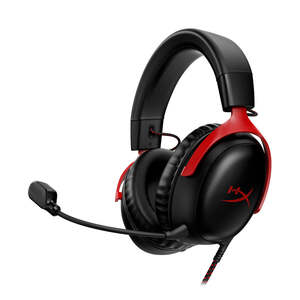 HyperX Cloud III žičane gaming slušalice, crveno/crne (727A9AA)