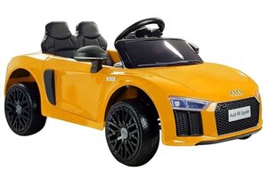 Licencirani auto na akumulator Audi R8 Spyder, žuti