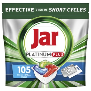 Jar Platinum Plus Fresh Herbal Breeze  tablete za pranje posuđa, 105 kom