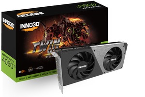 Grafička kartica INNO3D, nVidia GeForce RTX 4060 Ti TWIN X2 8GB GDDR6, PCIe 4.0, 3x DisplayPort, 1x HDMI