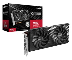 Grafička kartica ASRock, AMD Radeon RX 7700 XT Challenger 12GB GDDR6, PCIe 4.0, 3x DisplayPort, 1x HDMI