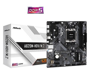 Matična ploča ASRock A620M-HDV/M.2, AMD A620, AM5, mATX