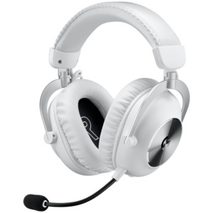 Logitech G Pro X2 Lightspeed, bežične gaming slušalice, bijele (981-001269)