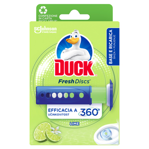 Duck Fresh Discs gel za čišćenje i osvježavanje WC školjke Lime, 36 ml