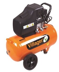 VILLAGER kompresor VAT-50L (50 l, 8 bar, 206 l/min, 1,5 kW)