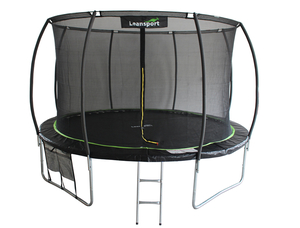 SPORT MAX trampolin, 366cm, crni - zeleni