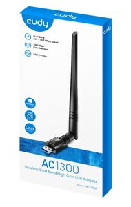 Cudy WU1400, AC1300 876Mbps, Wi-Fi USB 3.0 mrežni adapter