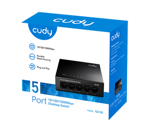 Cudy GS105, 1000Mbps, switch