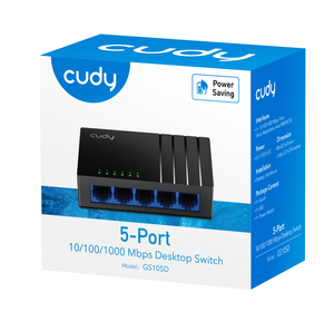 Cudy GS105D, 1000Mbps, switch