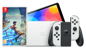 Nintendo Switch Console OLED, White + Prince of Persia: The Lost Crown