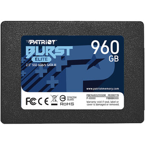 SSD 960GB Patriot Burst Elite 2.5" (PBE960GS25SSDR)